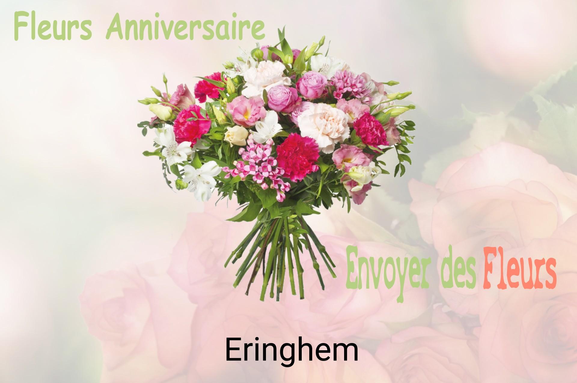 Bouquet de fleurs d’anniversaire livré à Eringhem