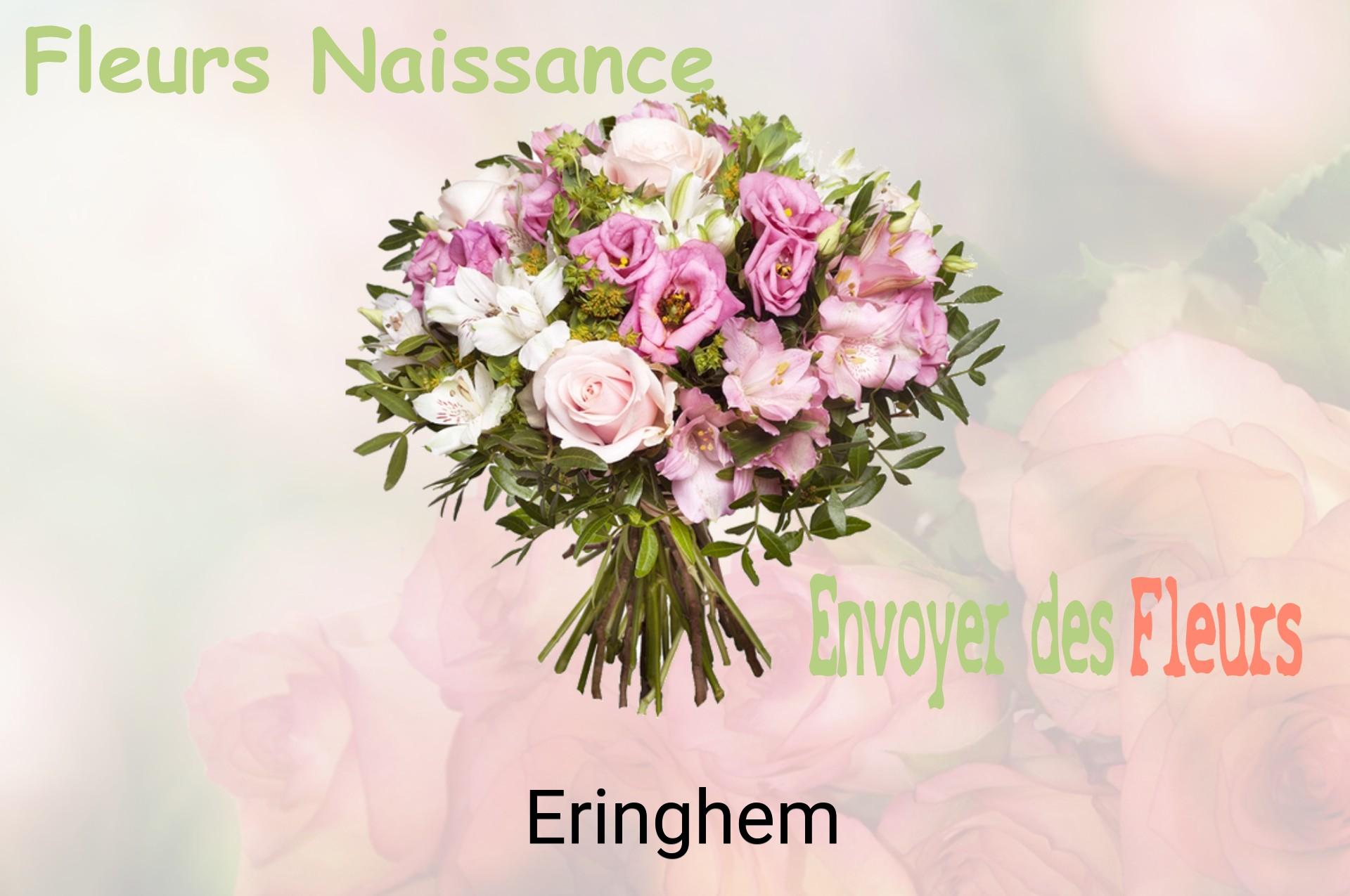 Bouquet de fleurs de naissance livré à Eringhem